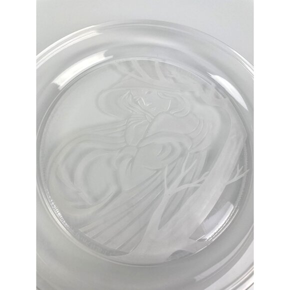 Vintage Lead Crystal Angelica by Michael Yates 793 Etched Plate, Morganstown - Picture 2 of 14